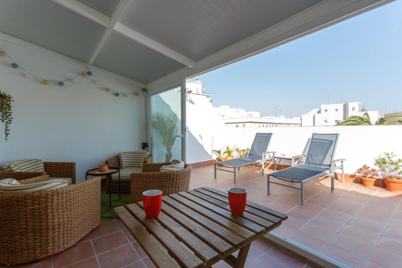 Atico-Solarium City Hall By Cadiz4Rentals エクステリア 写真